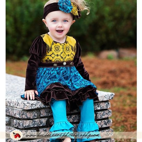 Haute Baby Renaissance Tunic 2 Piece Set - Picture 2 of 4